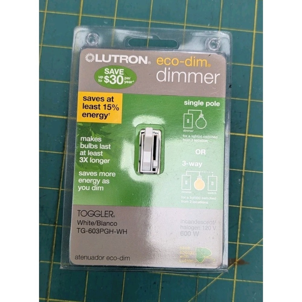 Lutron Dimmer Eco-Dim Dimmer‎ New in Box
